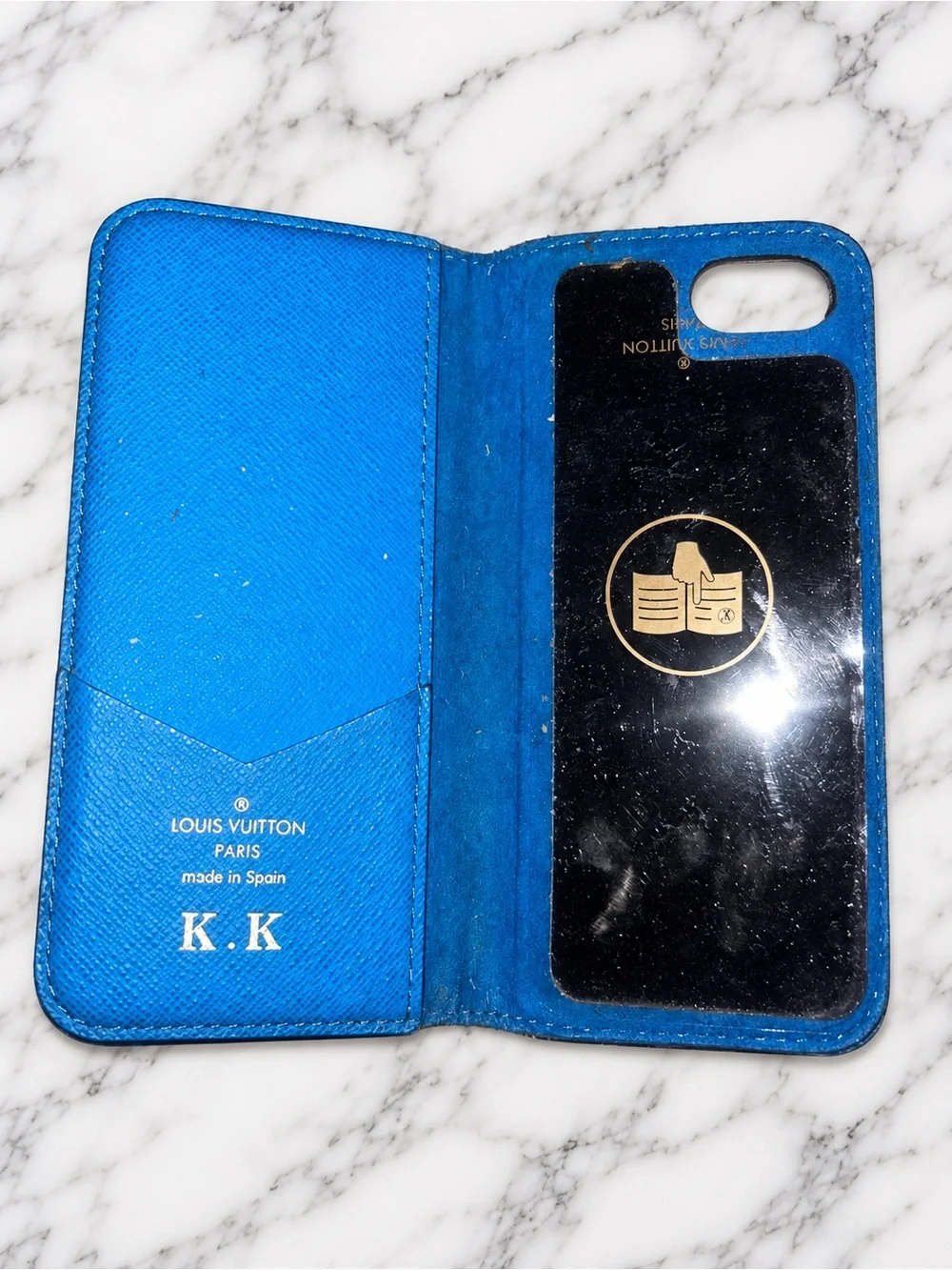 Rehab Louis Vuitton Monogram Brown & Tan Flip Phone Case Wallet